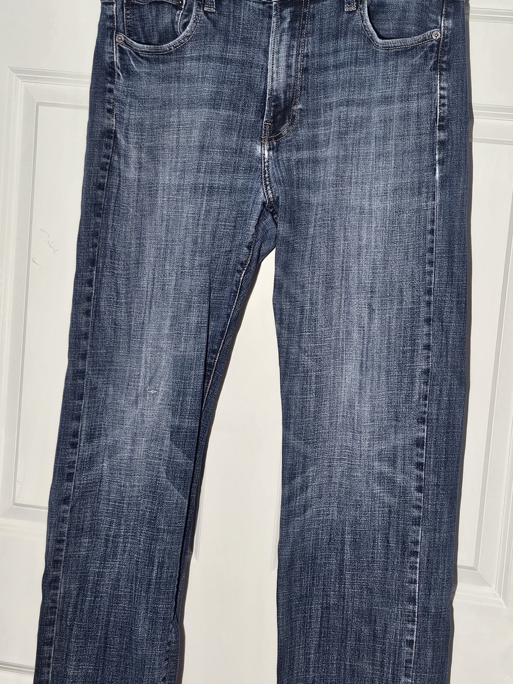 Lucky Brand 181 Relaxed Straight Jeans Mens W34 L34 Lot of 2 Blue Distressed - Picture 9 of 16